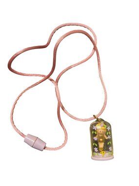Vintage 1990 Polly Pocket "Midge in Her Necklace" locket bluebird collectible